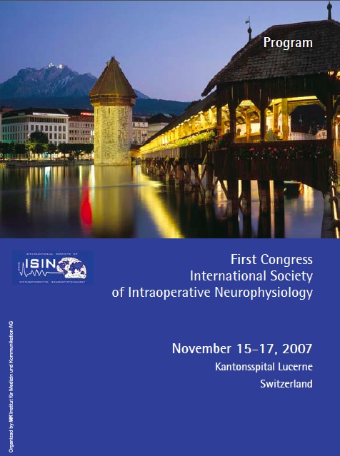 1st ISIN Congress, 2007 – Lucerne/Switzerland